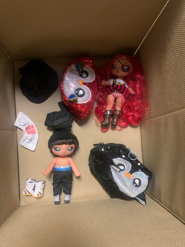 Na! Na! Na! Surprise poppen met accessoires, Ophalen of Verzenden, Gebruikt, Overige typen
