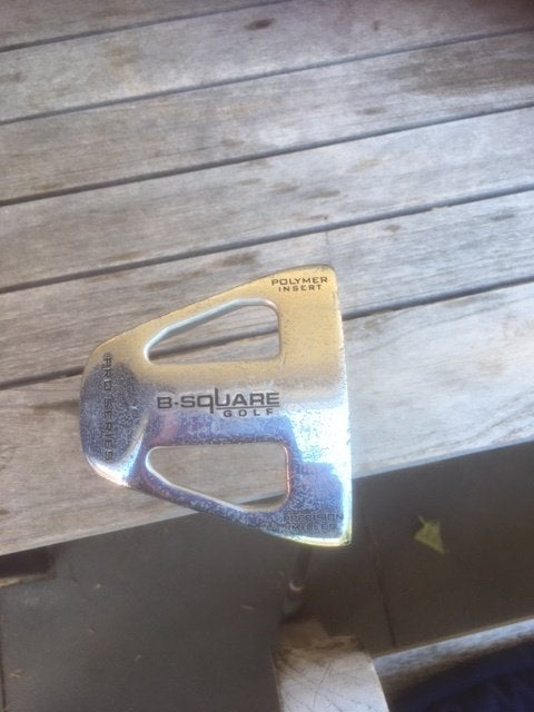 RH  Putter    B.Square golf  34,5   inch     polymer inser, Sport en Fitness, Golf, Ophalen of Verzenden, Gebruikt, Club