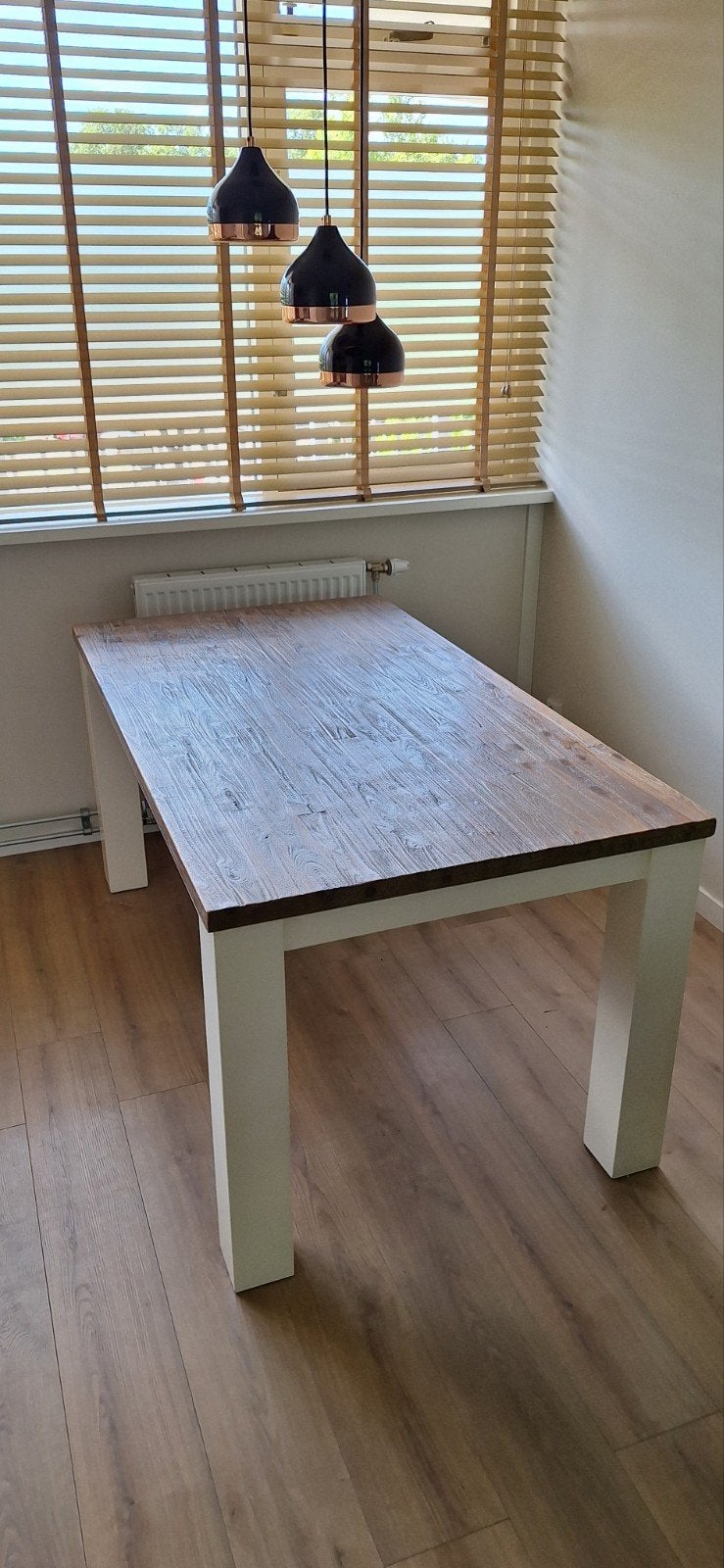 Eettafel met stoelen, Huis en Inrichting, Tafels | Eettafels, Ophalen, 100 tot 150 cm, 50 tot 100 cm, Vier personen