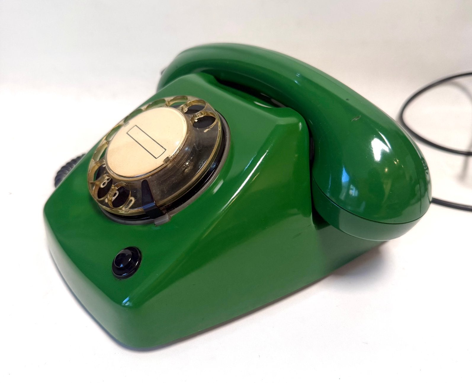 Draaischijf telefoon : de luxe smaragd Ericsson *vintage*, Ophalen of Verzenden, Gebruikt, Met draaischijf