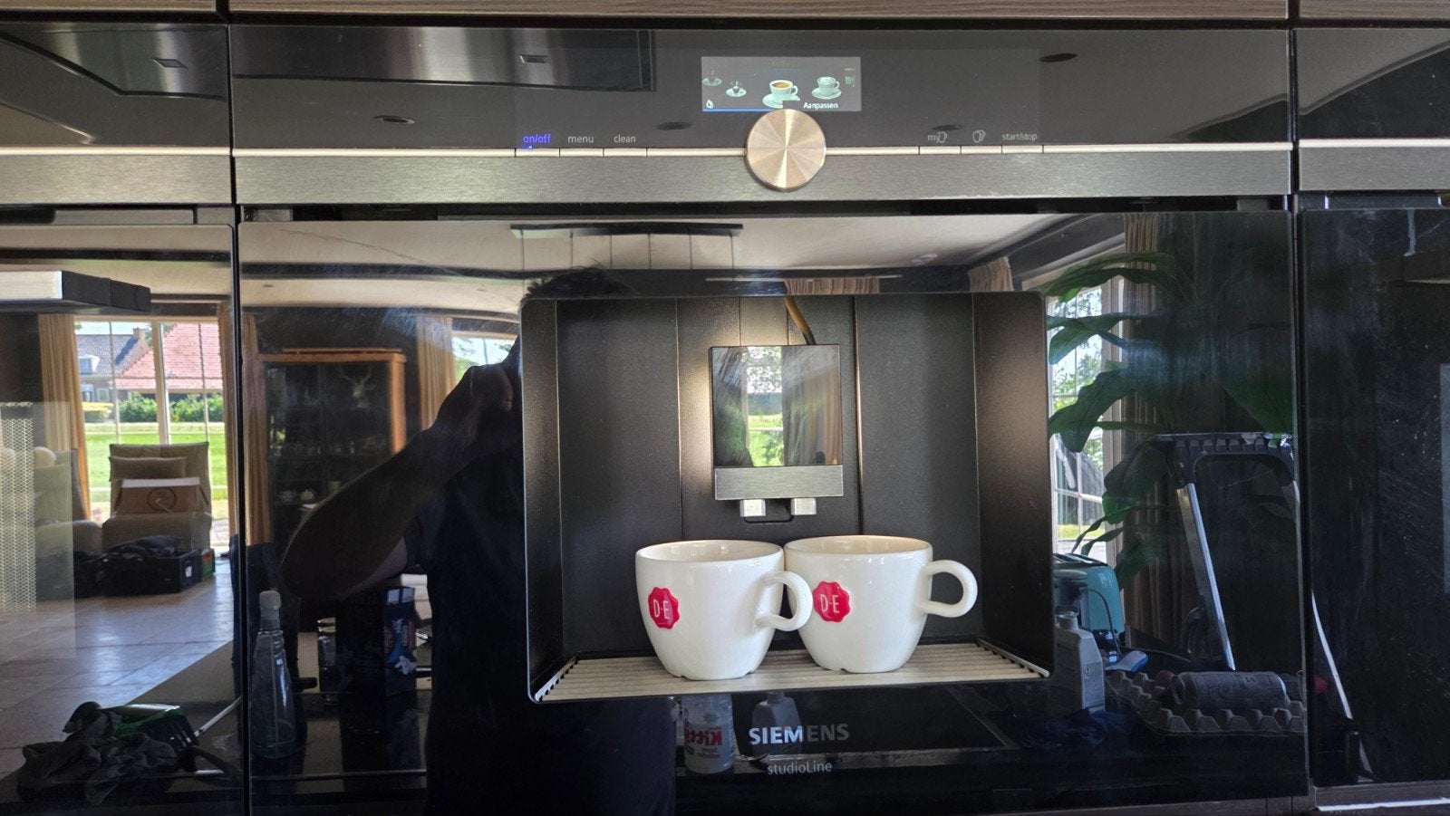 Siemens CT836LEB6/08 Inbouw Koffiemachine -, Gebruikt, Koffiemachine, 2 tot 4 kopjes, Afneembaar waterreservoir