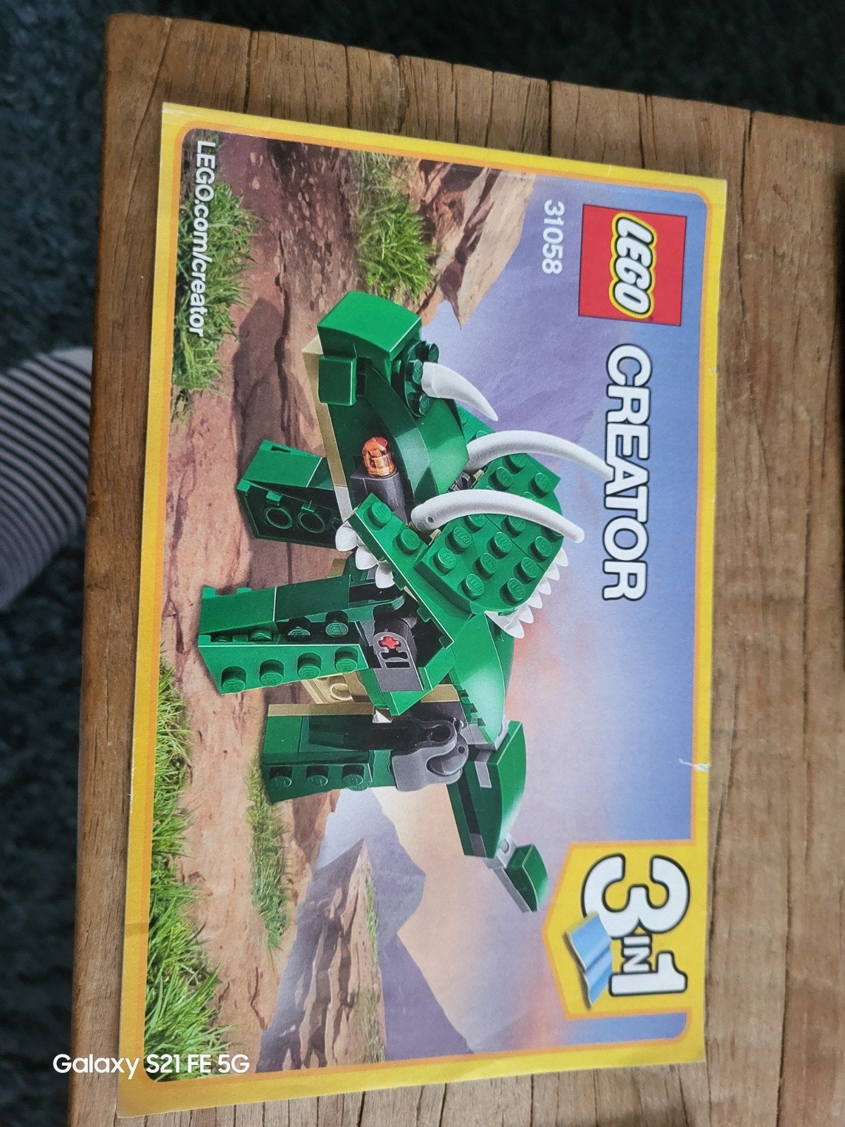 LEGO Creator 31058 Groene Dinosaurus 3-in-1 met boekjes, Kinderen en Baby's, Ophalen, Gebruikt, Overige merken