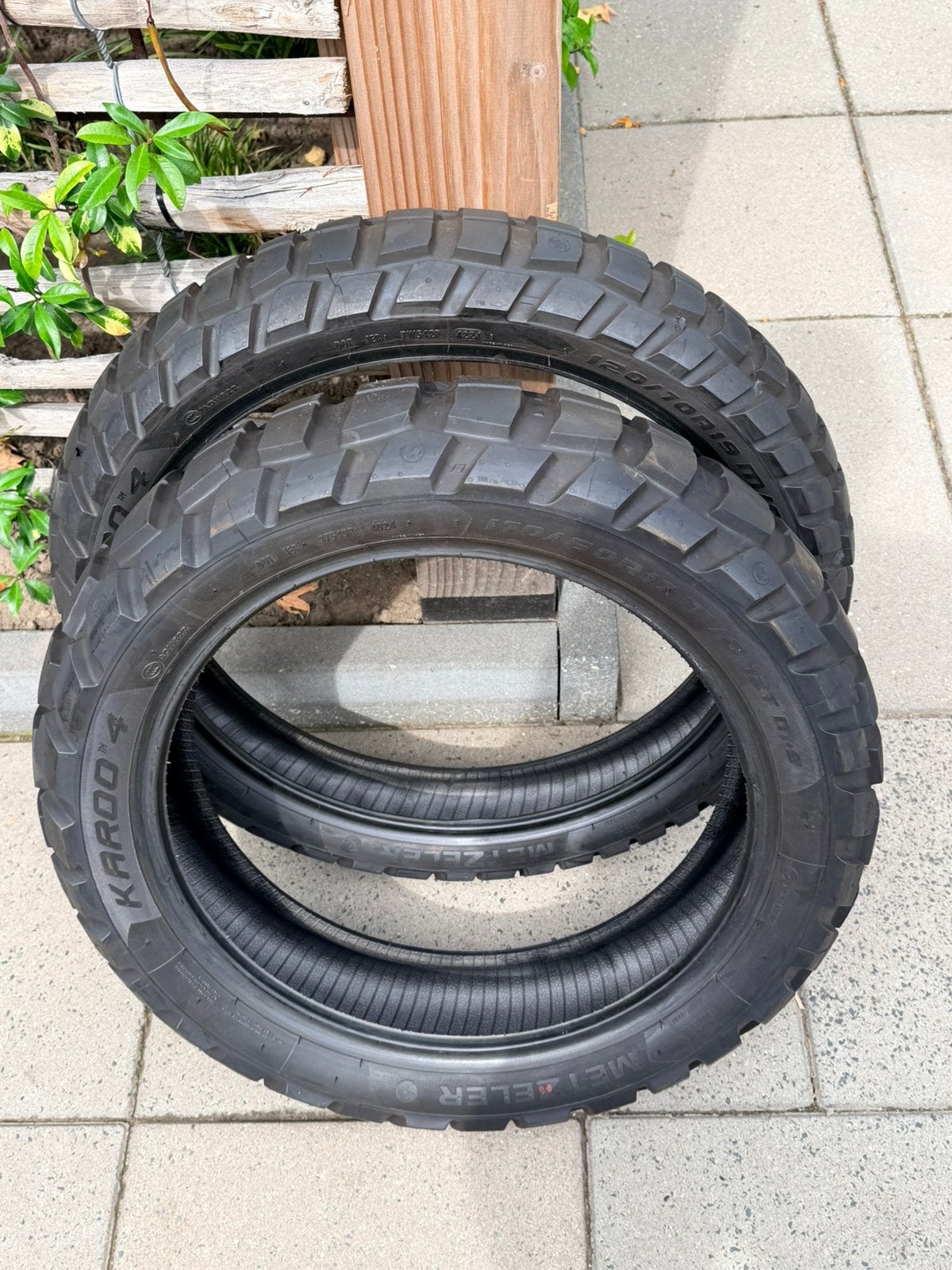 Bmw r1300gs setje metzeler karoo 4, Motoren, Ophalen of Verzenden, Gebruikt