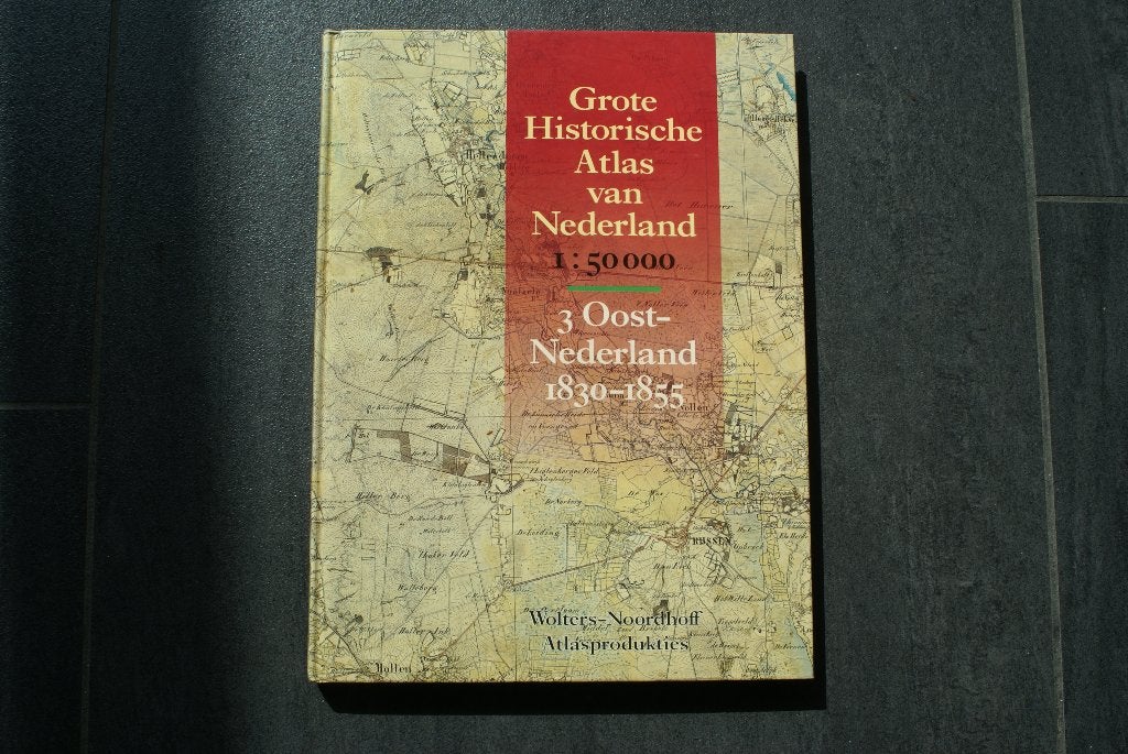 Historische Atlas Nederland. Deel 3 Oost Nederland 1830-1855, Ophalen of Verzenden, 1800 tot 2000, Nederland, Landkaart