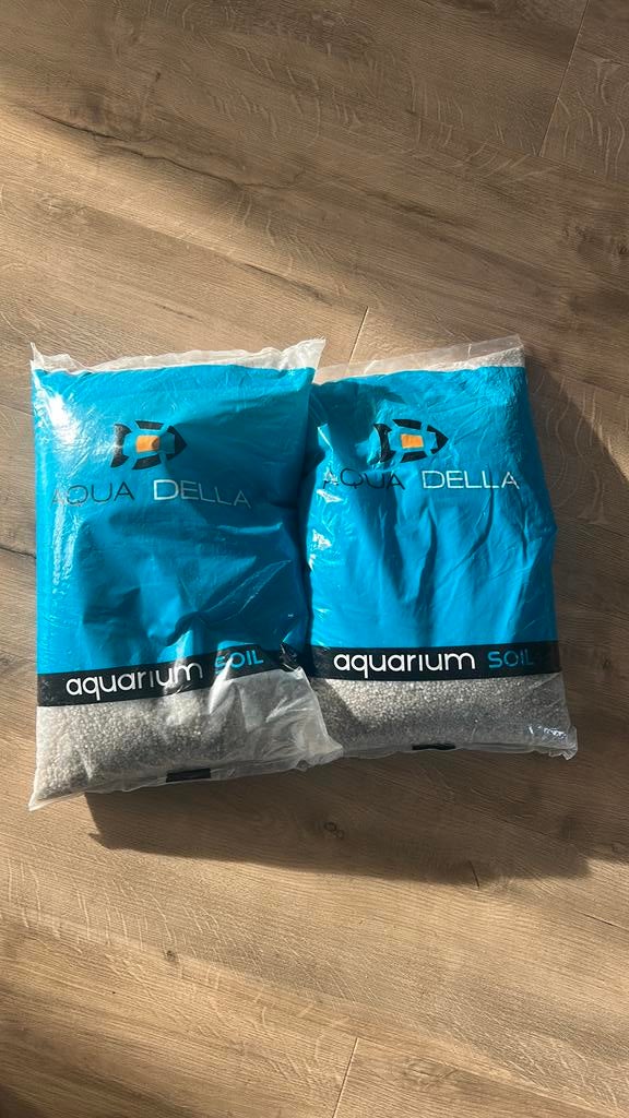 Aqua della aquarium soil (gravel quartz grey), Dieren en Toebehoren, Ophalen of Verzenden, Nieuw