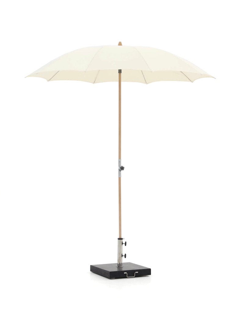 1x Suncomfort by Glatz Rustico parasol ø 220cm, Tuin en Terras, Parasols, Ophalen, Zo goed als nieuw, Parasolvoet