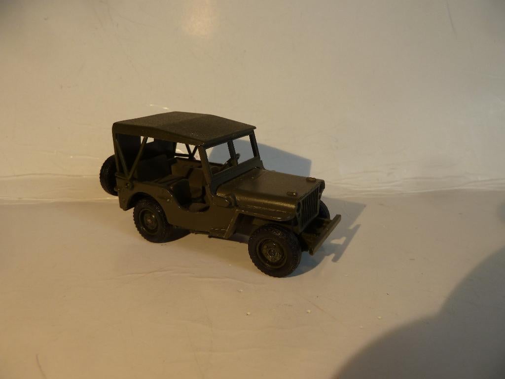 SOLIDO:  WILLYS    JEEP                PRIJS(je) € 5.=, Hobby en Vrije tijd, Ophalen of Verzenden, Zo goed als nieuw, Auto, Solido