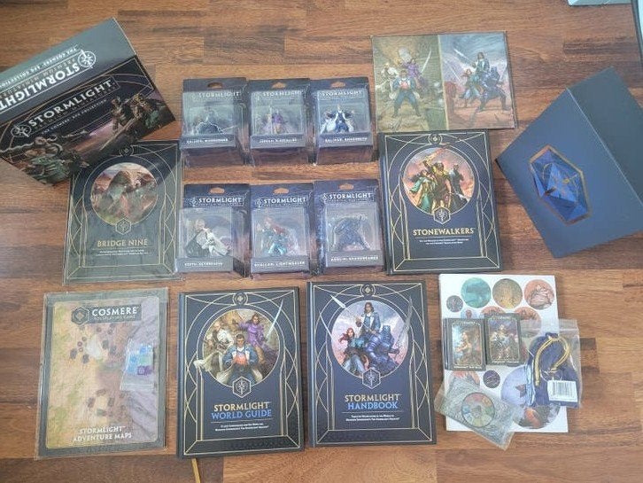 Stormlight Archive (Cosmere RPG) - Boeken & Miniaturen, Ophalen of Verzenden, Zo goed als nieuw, Overige soorten, Boek of Catalogus