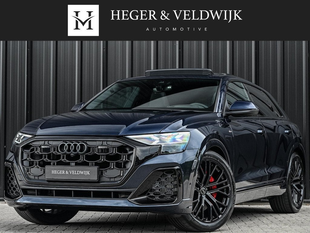Audi Q8 55 TFSI e quattro Pro Line S | Panoramadak | 360 Cam, Auto's, Automaat, Gebruikt, 26 kWh, Vierwielaandrijving