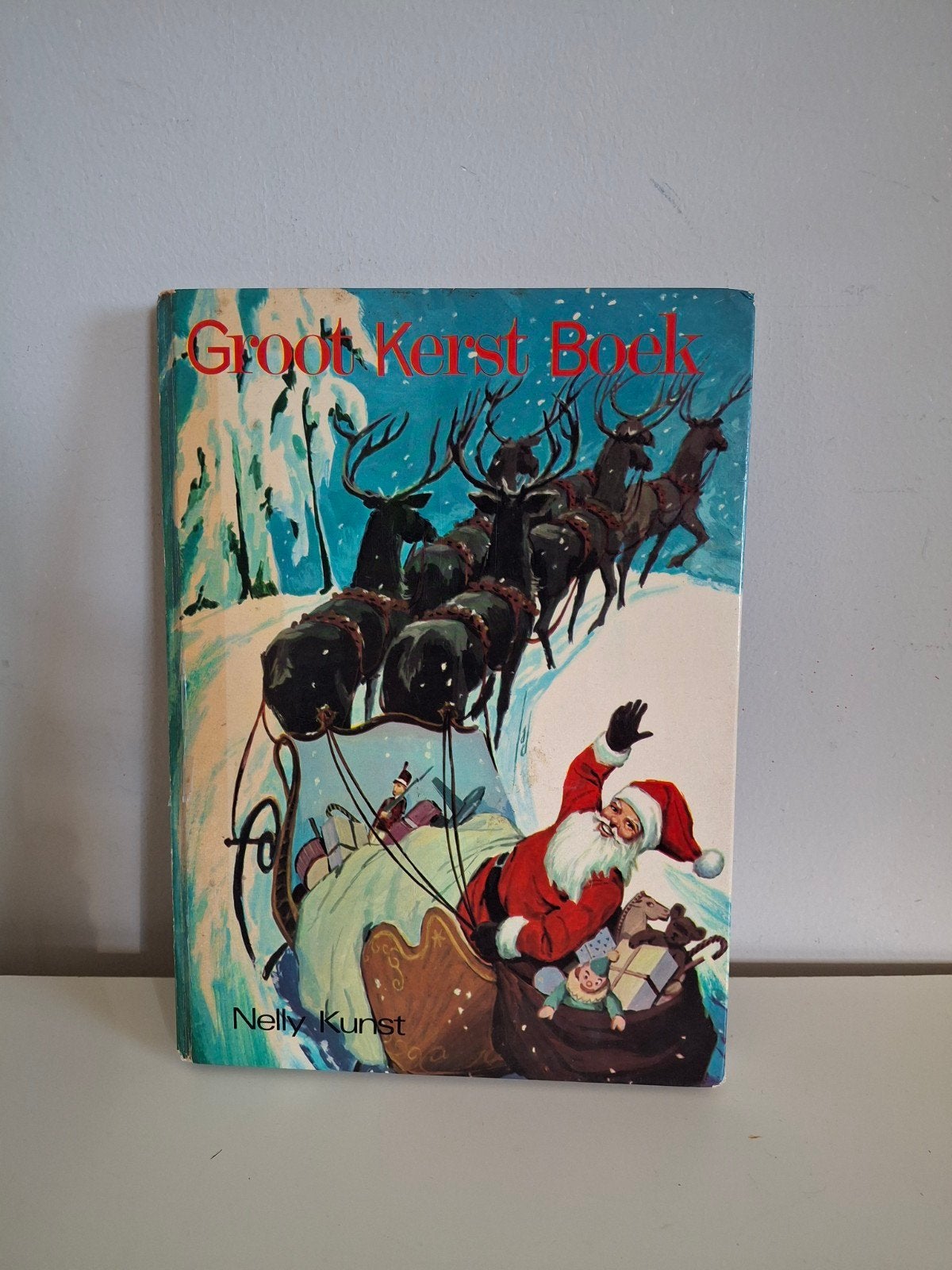 Groot Sinterklaas Boek / Groot Kerst Boek (Omkeerboek), Boeken, Ophalen of Verzenden, Gelezen, Nelly Kunst, Fictie algemeen