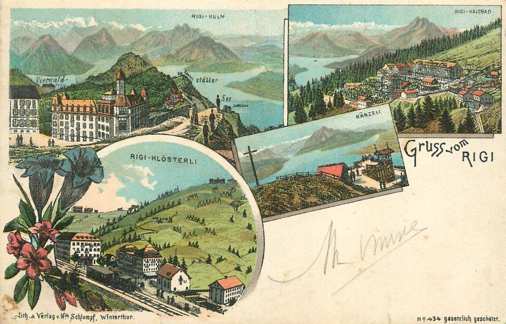 701-251-033 Rigi Litho, Verzenden, Voor 1920, Overig Europa