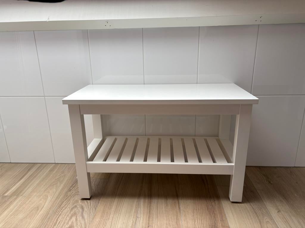 Ikea Hemnes badkamerbankje, Ophalen, Zo goed als nieuw, 25 tot 50 cm, Rechthoekig