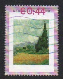persoonlijke postzegels De Canon van Nederland van Gogh A66, Ophalen of Verzenden, Na 1940, Gestempeld