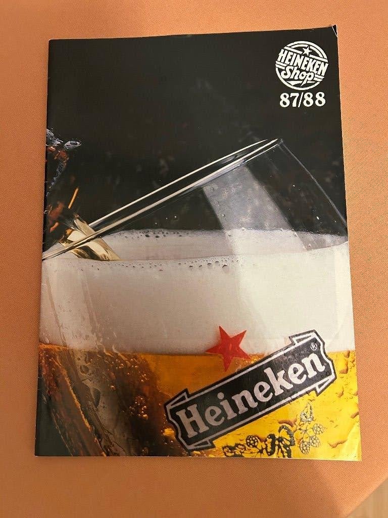Heineken shop brochure 1987, Ophalen, Nieuw, Reclamebord, Plaat of Schild, Heineken
