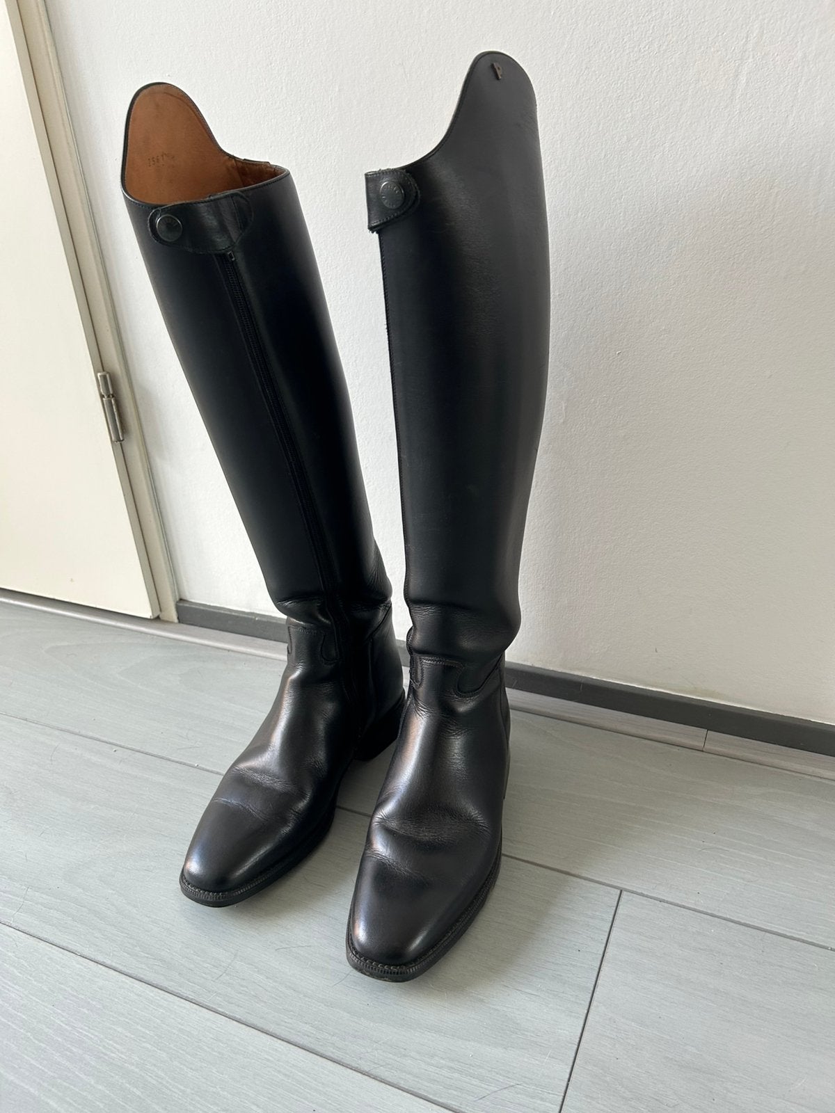 Petrie Olympic Black / zwart maat 40 dressuurlaarzen, Dieren en Toebehoren, Paardrijkleding, Ophalen of Verzenden, Zo goed als nieuw