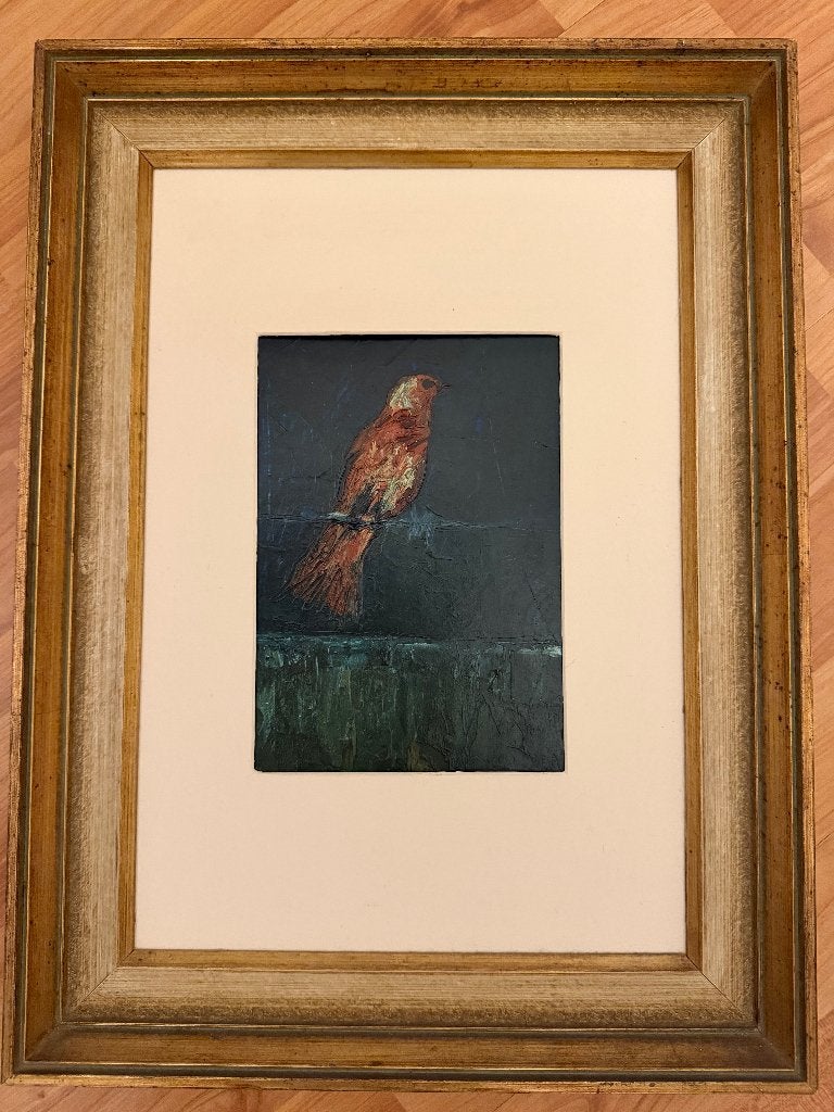 Origineel Schilderij van Erdal Ūnal, Antiek en Kunst, Ophalen, Olieverf, Origineel werk, Papier