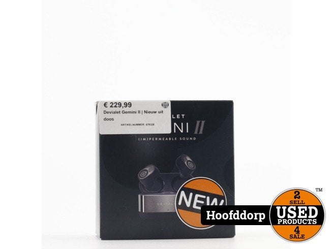 Devialet Gemini II | Nieuw uit doos, Flex Ltd., Zo goed als nieuw, https://flex.com/contact-us, Nobelstraat 10, 5807 GA Oostrum LB, Limburg, Nederland