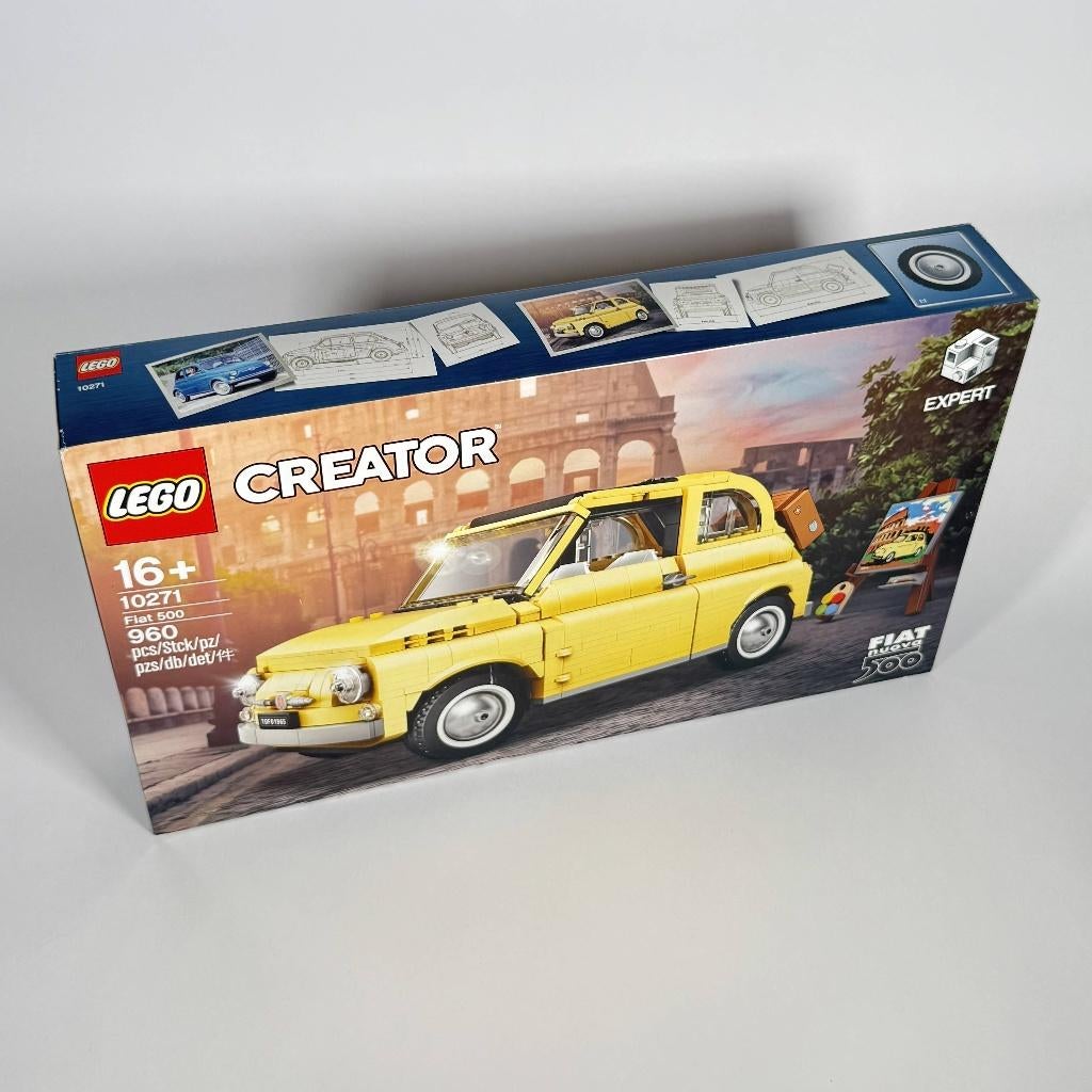 LEGO Creator Expert 10271 Fiat 500 Yellow – Nieuw, Lego, Nieuw, Ophalen of Verzenden, Ongeopend/sealed