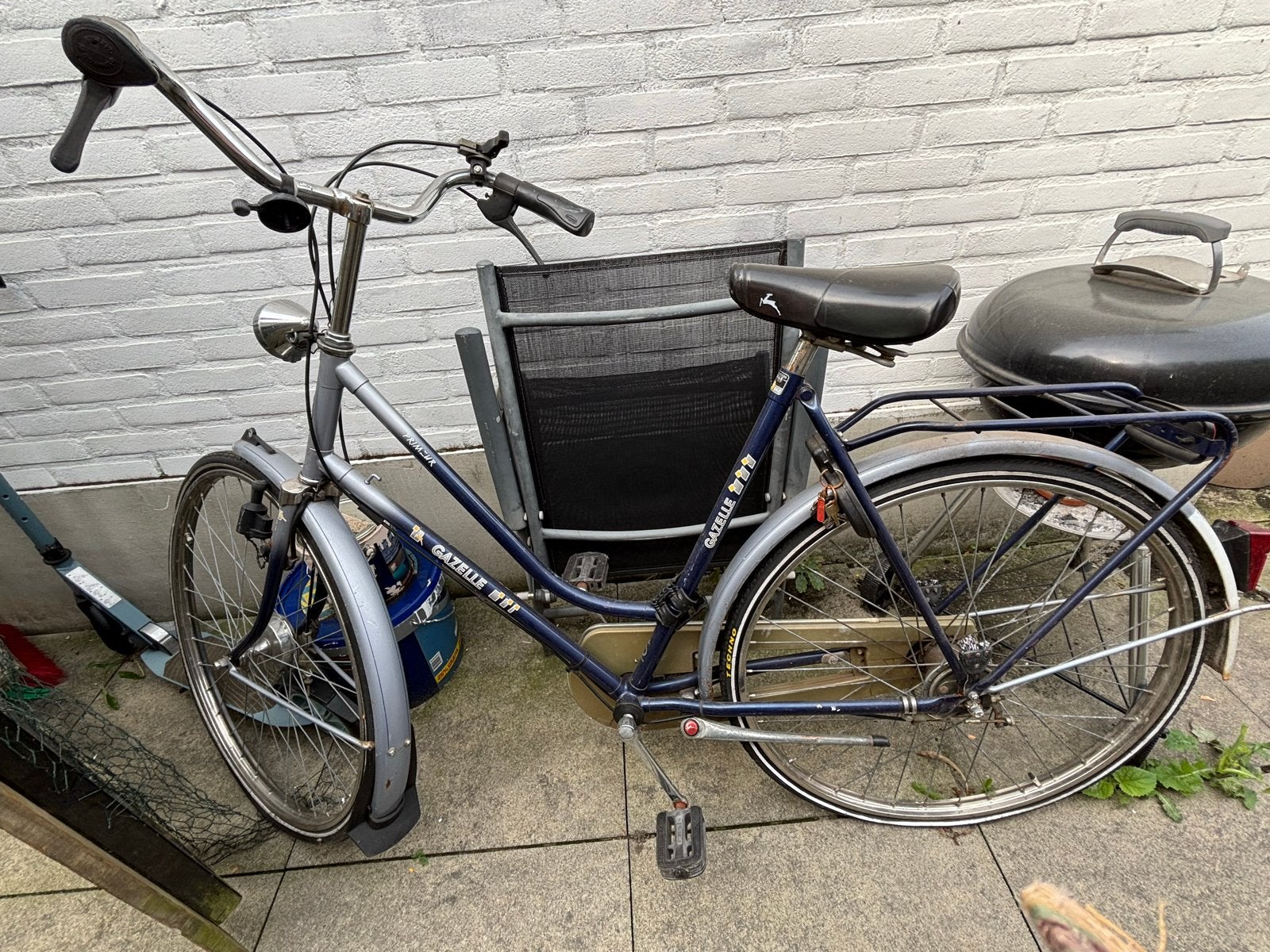 Stationsfiets Gazelle opknapper gratis, Fietsen en Brommers, Fietsen | Dames | Damesfietsen, Terugtraprem, Ophalen of Verzenden