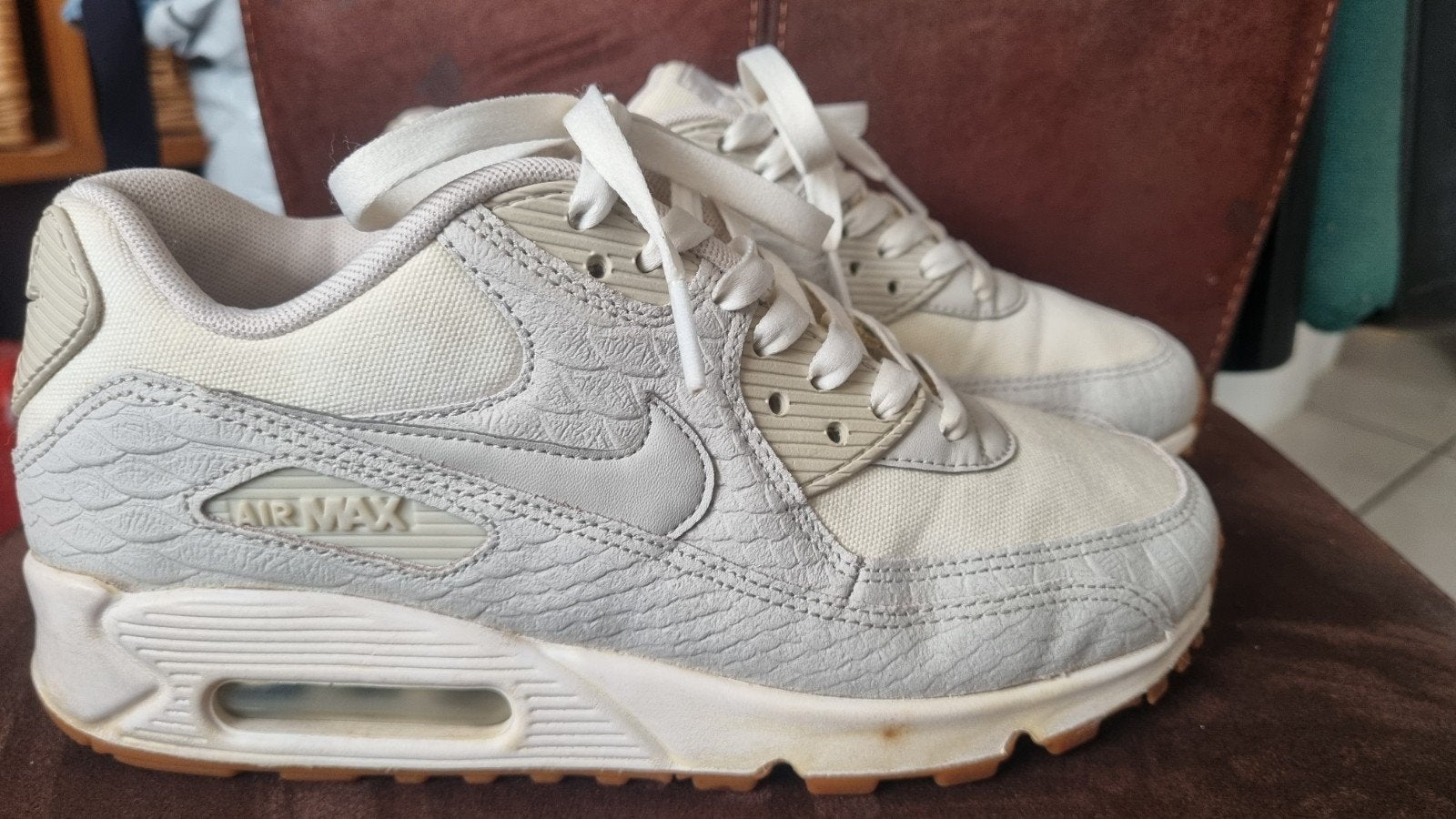 Nike Air Max 90 sneakers - Maat 38, Beige, Nike, Ophalen of Verzenden, Sneakers of Gympen