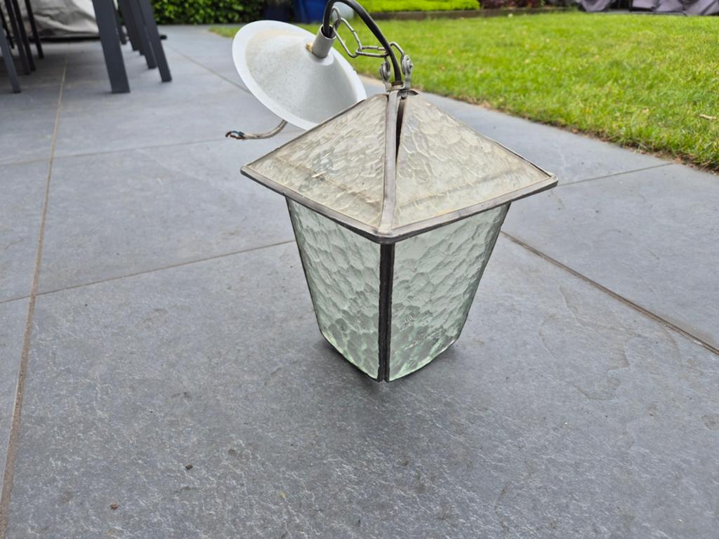 Lamp, glas in lood, Ophalen, Netvoeding, 50 tot 250 watt, Wandlamp