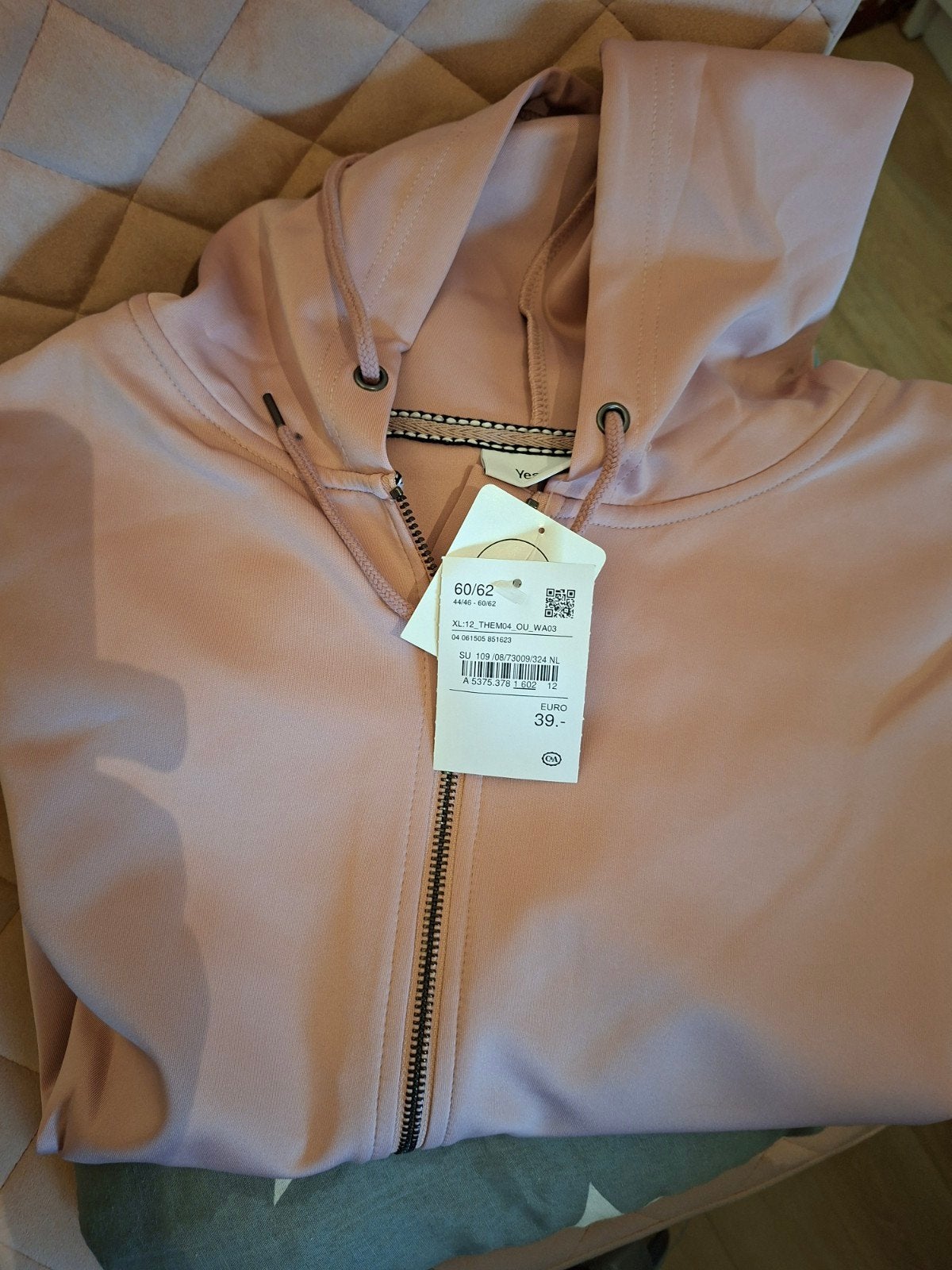 jasje zomer herfst roze nieuw zachte stof 25 euro 62 maatu, Kleding | Heren, Ophalen of Verzenden, Nieuw, Maat 48/50 (M), Roze