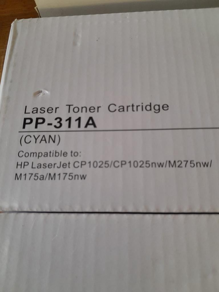 Laser Toner Cartridge PP-311A Cyaan voor HP LaserJet, Ophalen of Verzenden