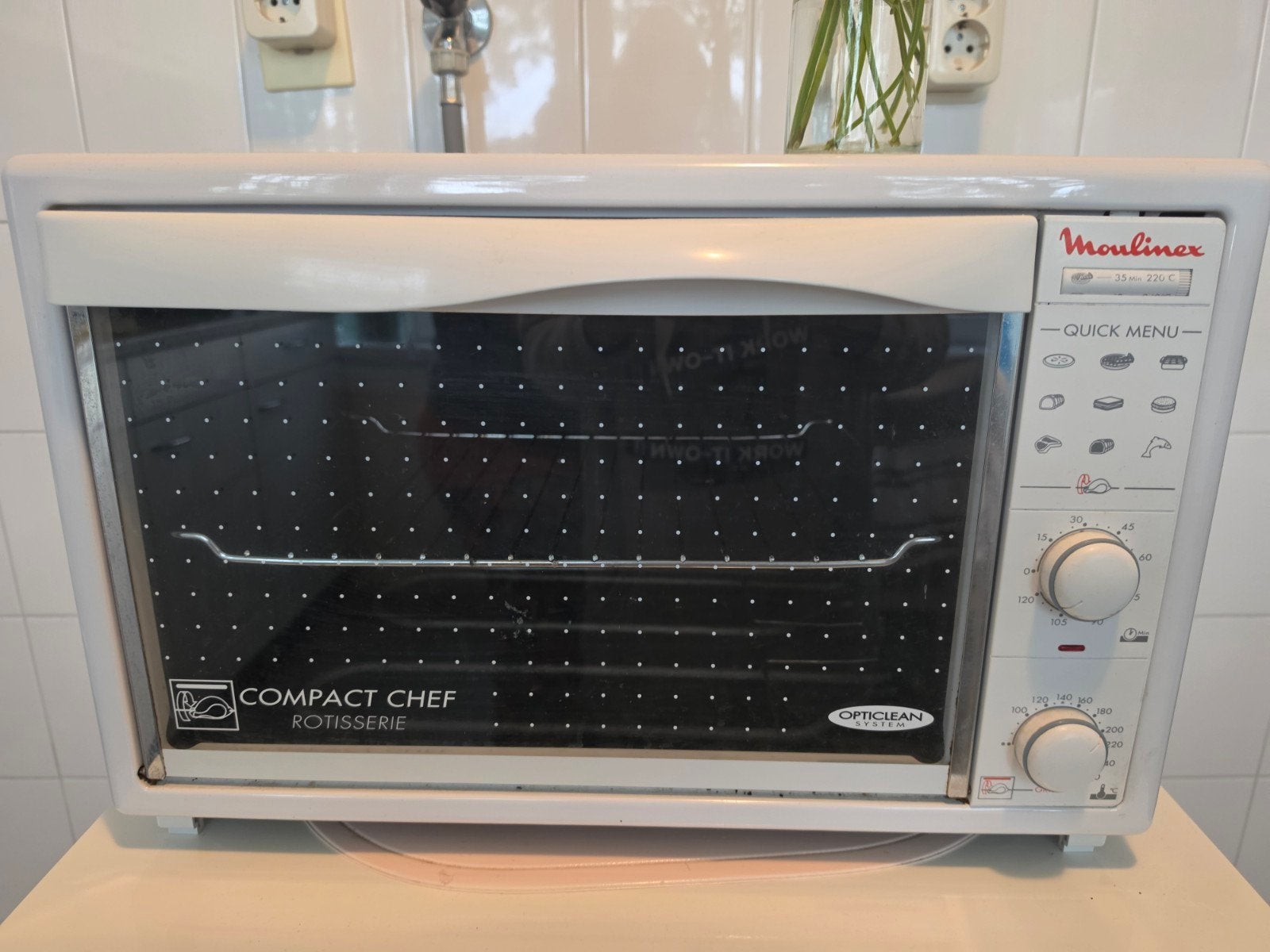 Moulinex Compact Chef Rotisserie Oven - 51x31x33 cm, Ophalen