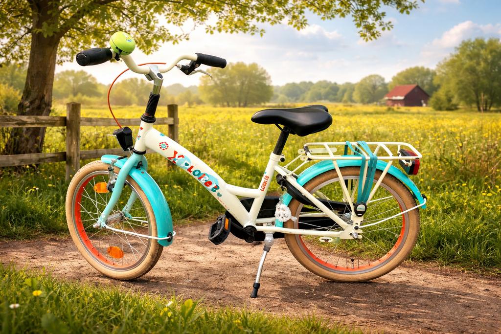 Loekie X-Plorer kinderfiets 16/18 inch, Ophalen, Gebruikt, 16 tot 20 inch