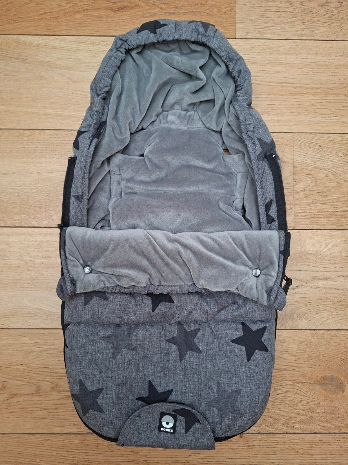 Dooky Voetenzak en Hoody met Sterrenprint, Ophalen of Verzenden, Zo goed als nieuw, Kinderwagen, Overige merken