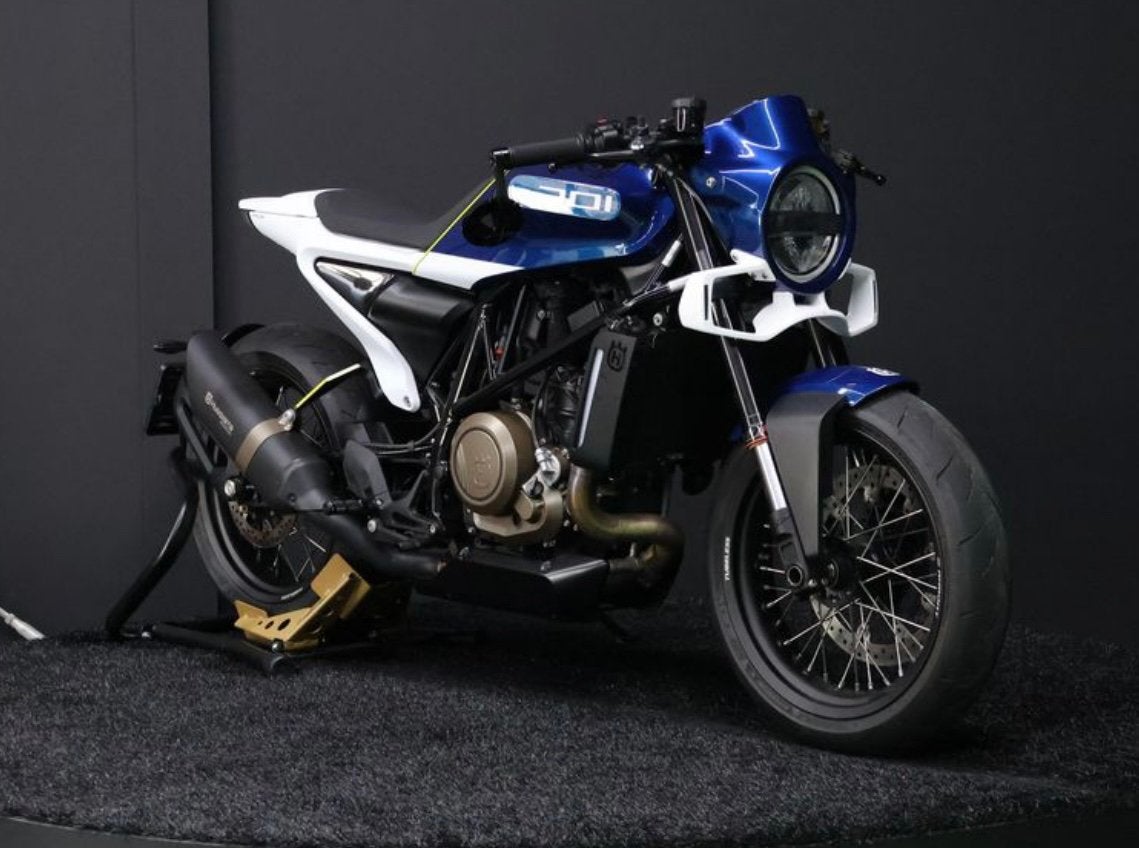 Husqvarna 701 Vitpilen (KTM 690) Akrapovic Retro Cafe racer, Gebruikt, Particulier, Meer dan 35 kW, Handgeschakeld