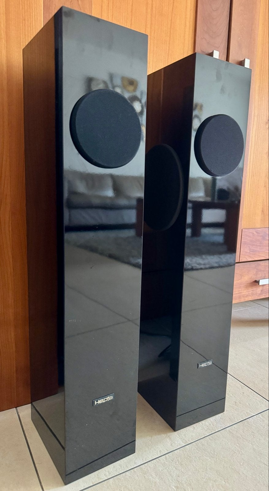 Hepta Spring mk II Vloerstaande Luidsprekers, Audio, Tv en Foto, Luidsprekers, Gebruikt, 60 tot 120 watt, Overige merken, Ophalen