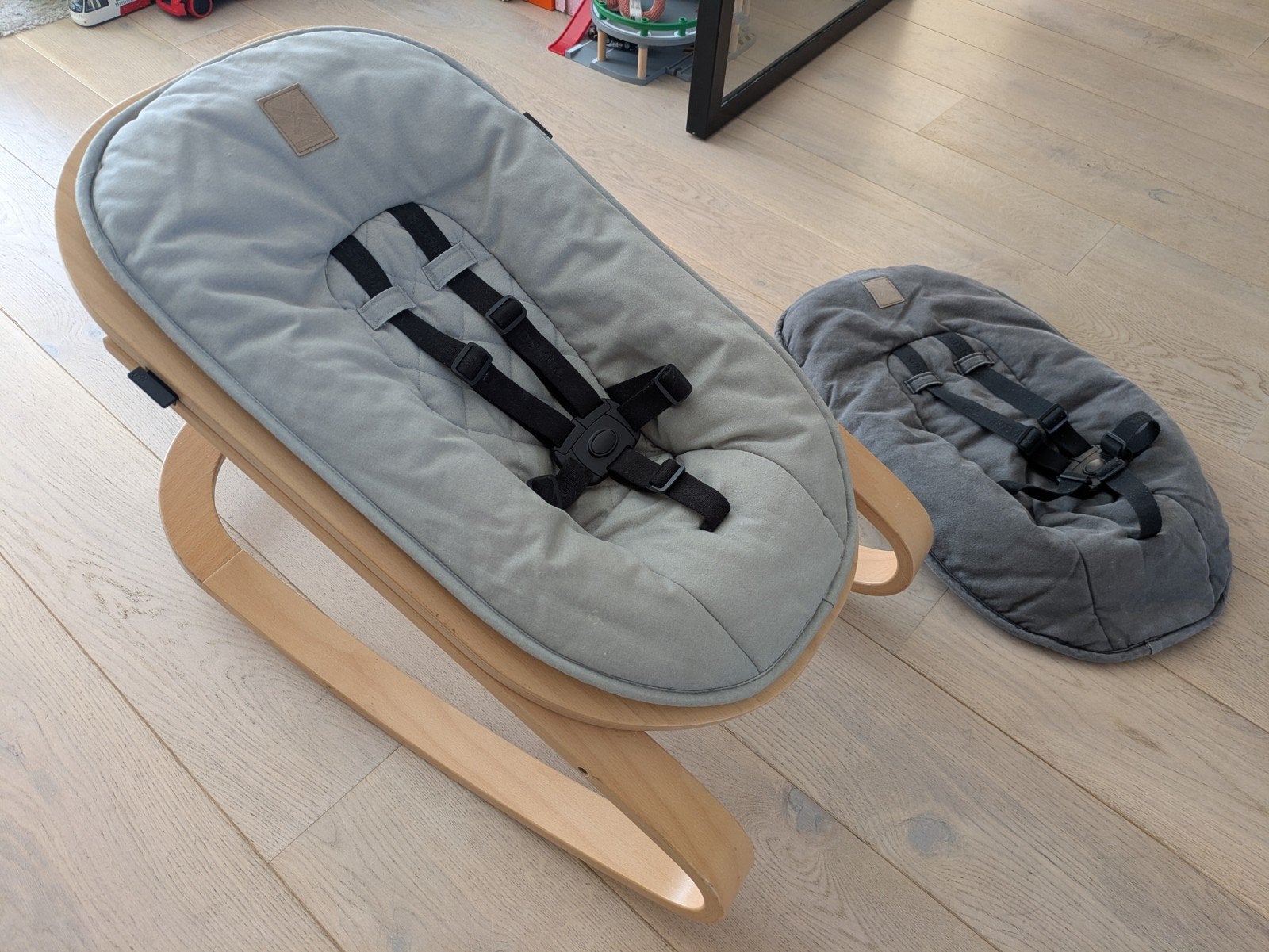 Kidsmill wipstoel met extra hoes/zitje, Kinderen en Baby's, Wipstoeltjes, Ophalen, Gebruikt, Overige merken, Verstelbaar