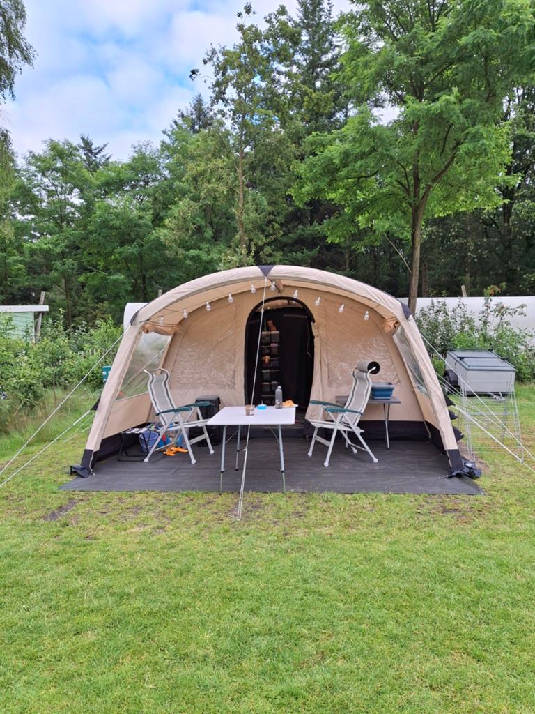 Obelink miami 5 easy air. In zeer goede staat, vele extra's, Caravans en Kamperen, Ophalen, Zo goed als nieuw, Tot en met 5