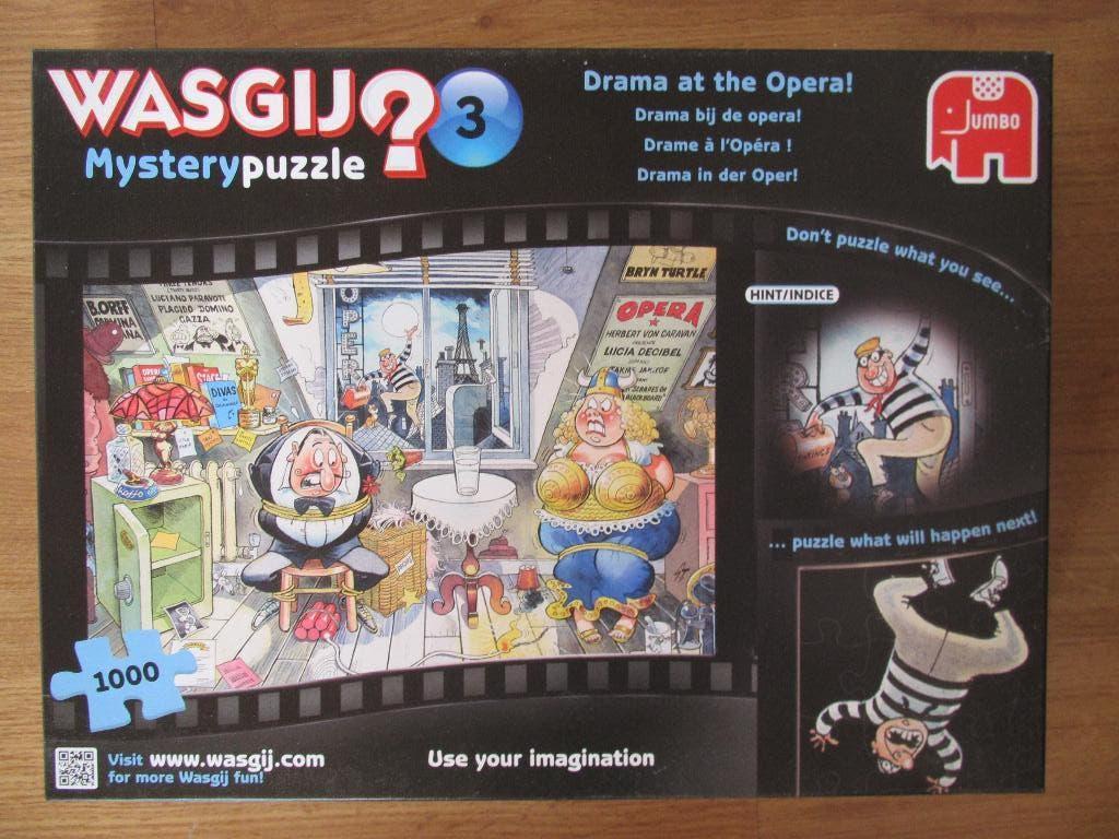 Wasgij Mystery Puzzle 3, Ophalen of Verzenden, 500 t/m 1500 stukjes, Zo goed als nieuw, Legpuzzel