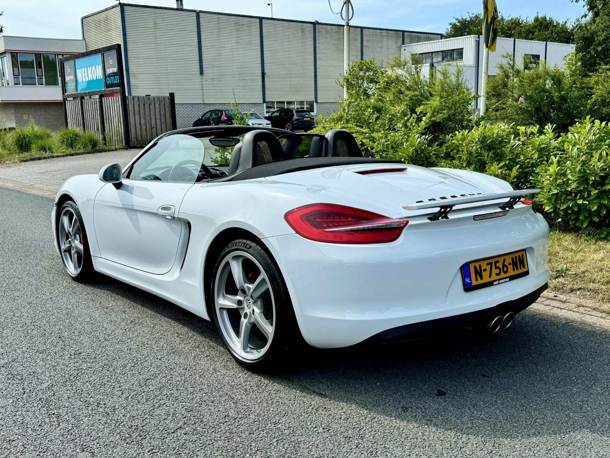 Porsche Boxster 2.7 S 265PK Xenon•Navi•Handbak, Auto's, Achterwielaandrijving, Gebruikt, Cabriolet, Wit
