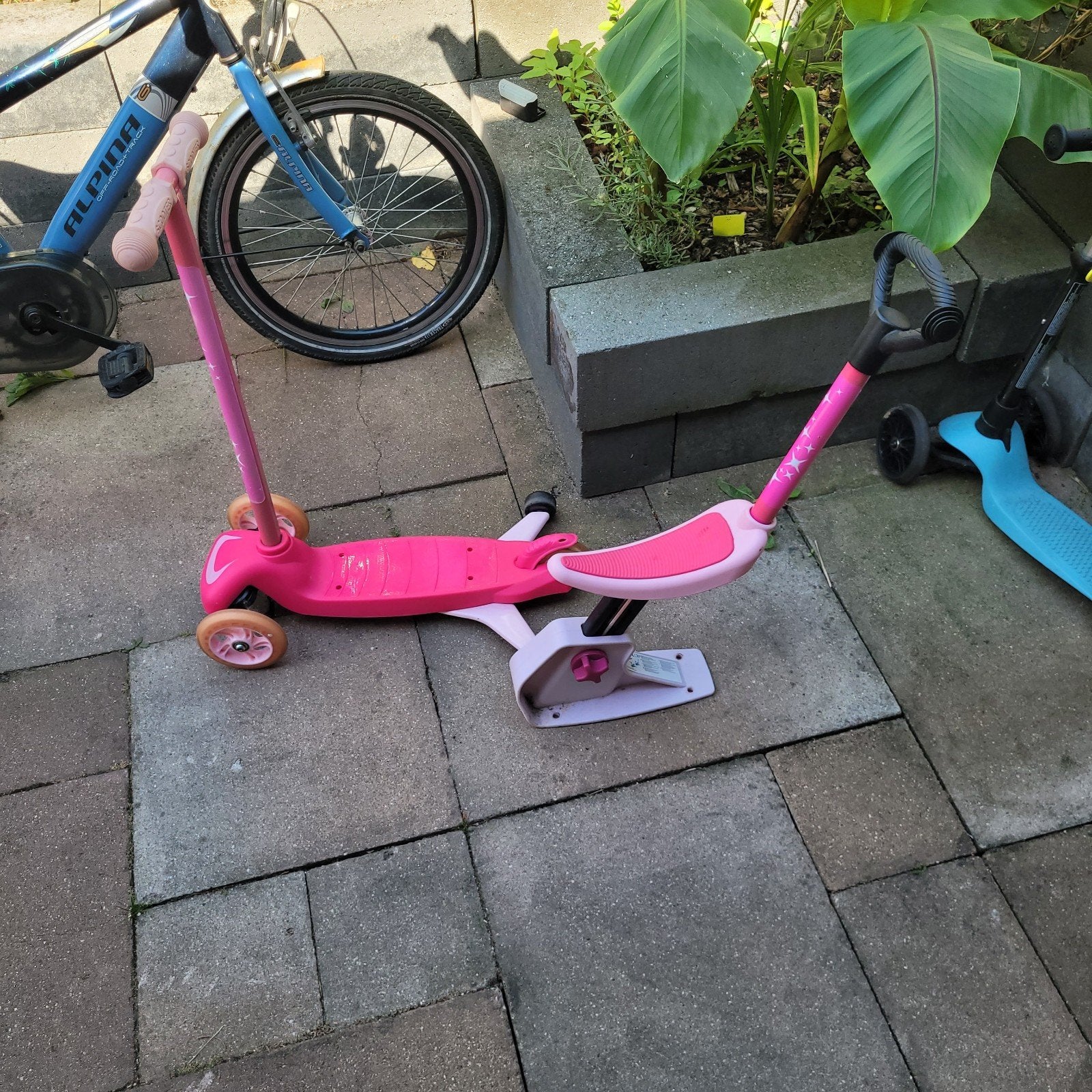 4 in 1 kinderstep compleet., Ophalen, Gewone step