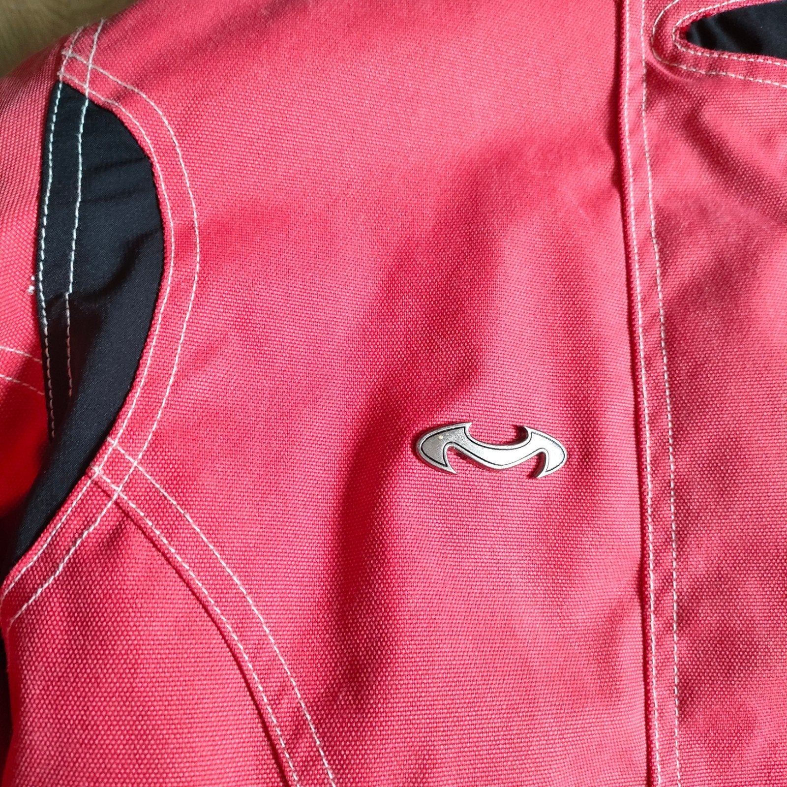 Dames textiele motorjas (kleur Rood )- Maat 42 €50, Ophalen, Jas | textiel, MQP, Dames