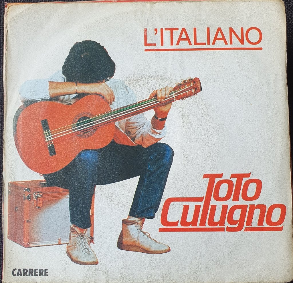 Toto Cutugno - L'Italiano (origineel Canyon/Als Ik Maar bij), Cd's en Dvd's, Vinyl Singles, Gebruikt, Verzenden, 7 inch, Fotohoes