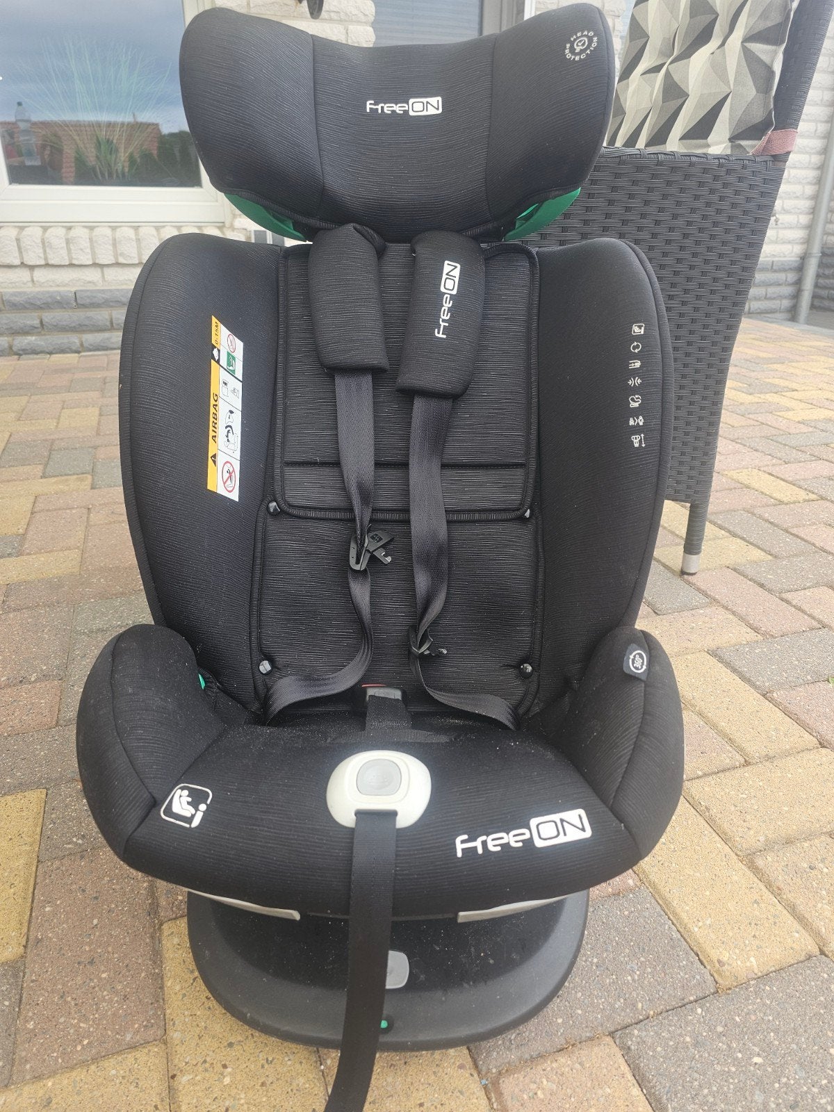 Free-on Autostoel - Veilig en Comfortabel voor uw Kind, Overige merken, 0 t/m 18 kg, Verstelbare rugleuning, Ophalen of Verzenden
