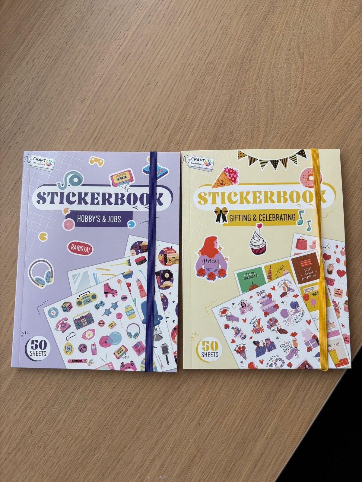 2 Stickerboeken Craft Sensations (Action), Ophalen of Verzenden, Zo goed als nieuw, Overige onderwerpen