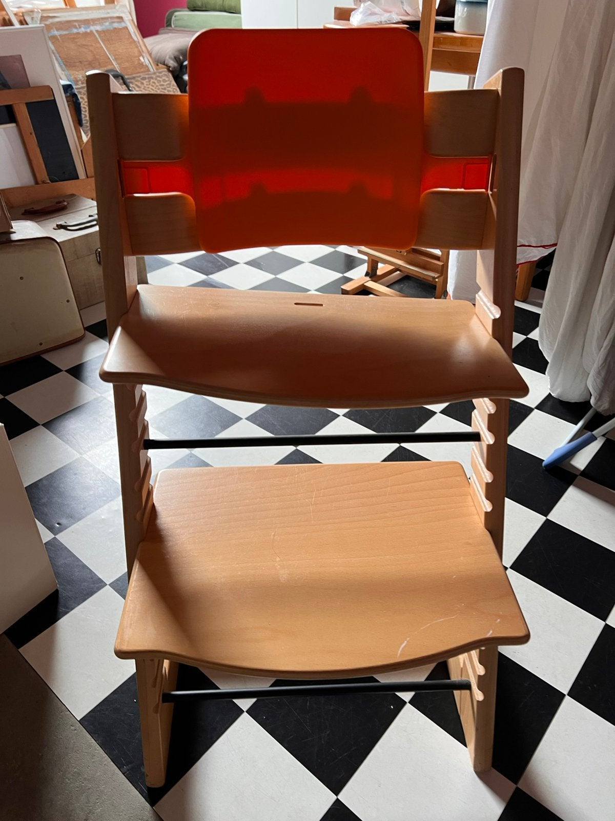 Stokke Tripp Trapp kinderstoel met baby set, Ophalen, Gebruikt, Meegroeistoel, Aanschuifbaar