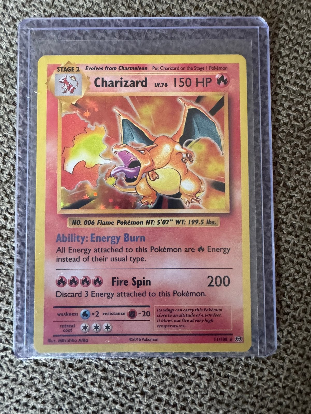 Charizard Mega Evolutions, Ophalen of Verzenden, Zo goed als nieuw