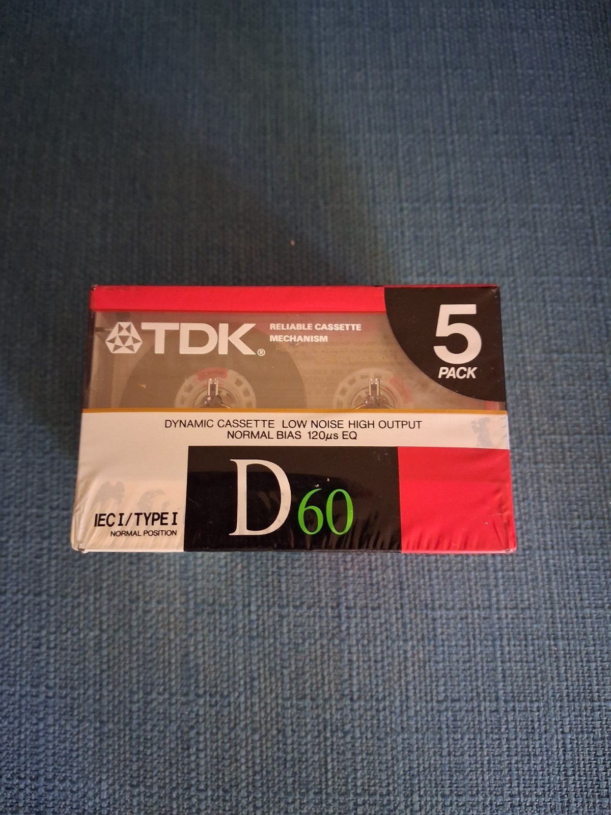 Nieuwe TDK D60 Cassettebandjes - 5 Stuks, Cd's en Dvd's, 2 t/m 25 bandjes, Overige genres, Ophalen of Verzenden, Nieuw in verpakking