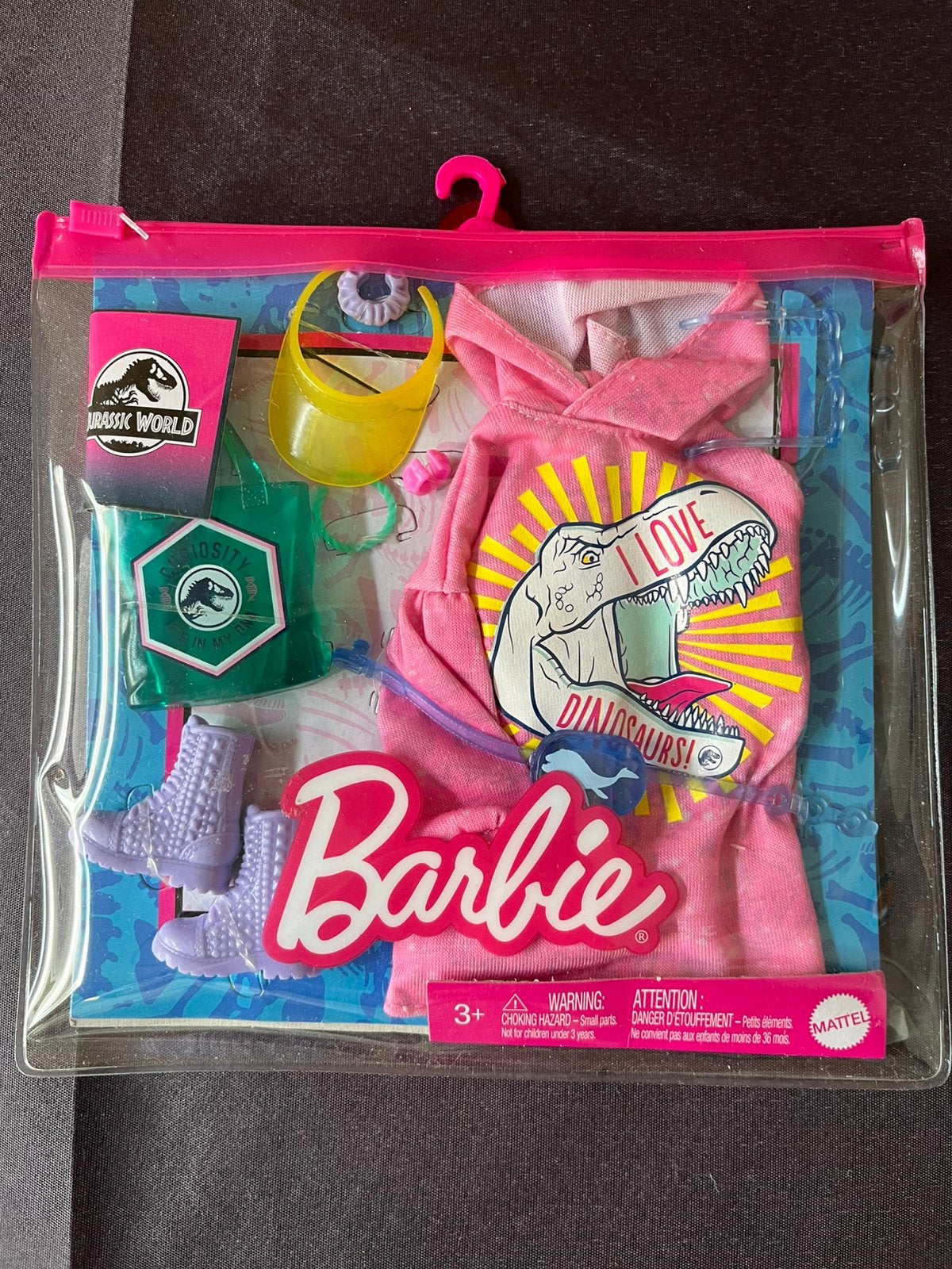 Barbie Mattel Jurassic Park kleding  set, Ophalen of Verzenden, Nieuw, Kleertjes