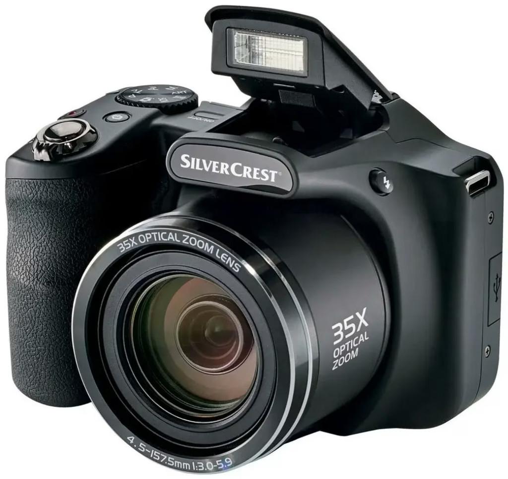 Mooie Silvercrest Bridge camera mer 35X optische zoom !!, Compact, Ophalen of Verzenden, Zo goed als nieuw, 16 Megapixel