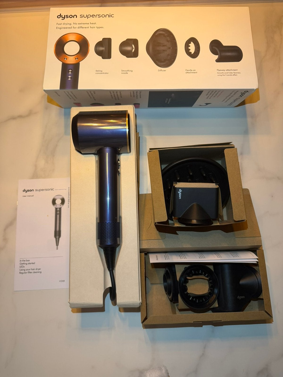 Dyson Supersonic – Nieuw & ongebruikt | Complete set, Sieraden, Tassen en Uiterlijk, Uiterlijk | Haarverzorging, Ophalen of Verzenden