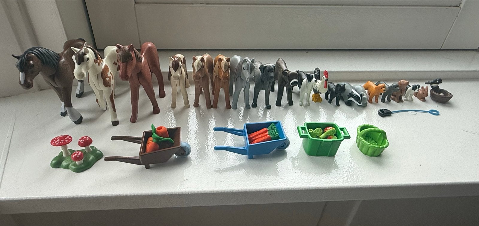 Grote set Playmobil boerderijdieren en accessoires, Ophalen, Gebruikt, Jongen of Meisje
