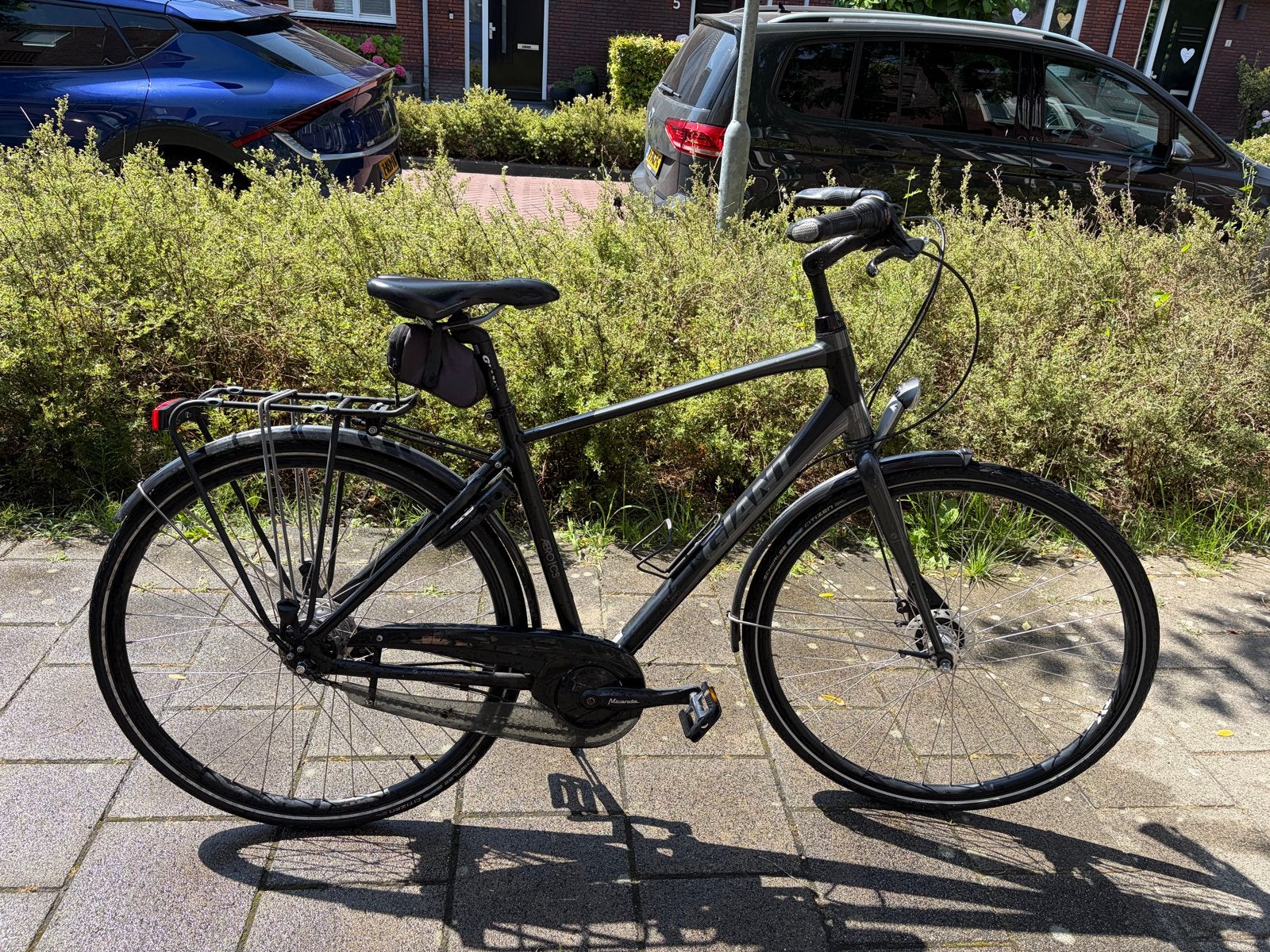 Giant herenfiets met Shimano Nexus en Schijfrem, Ophalen, Gebruikt, Giant, Schijfrem