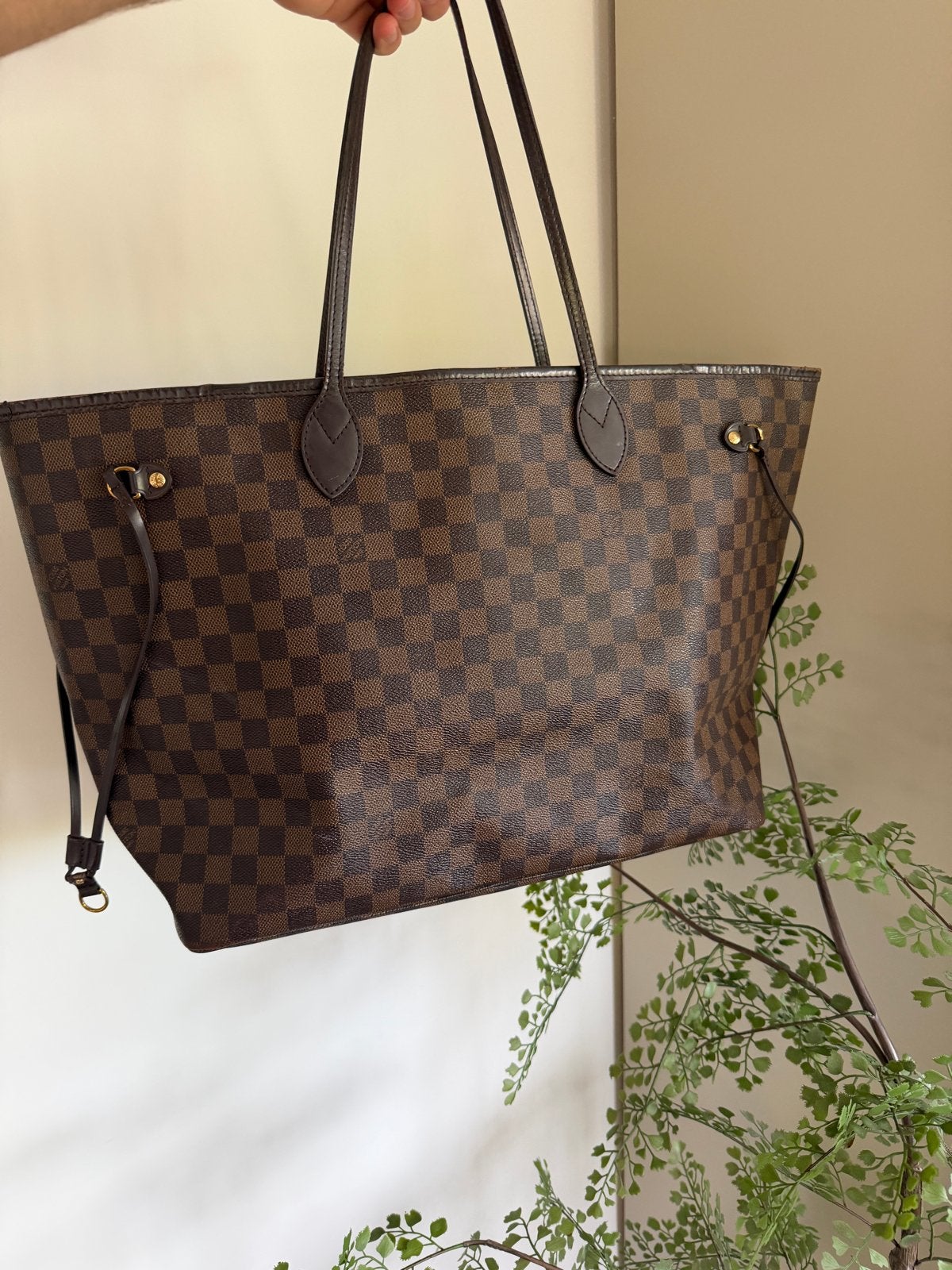 Louis Vuitton Neverfull GM  Ebene, Ophalen of Verzenden, Gebruikt, Bruin, Shopper